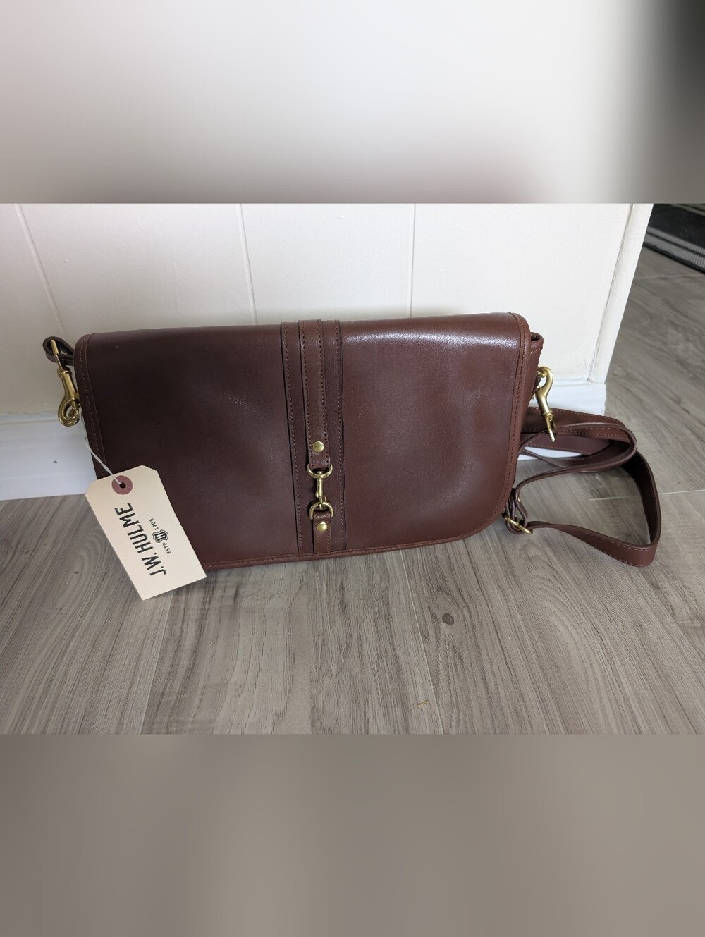 J.W. HULME leather bag